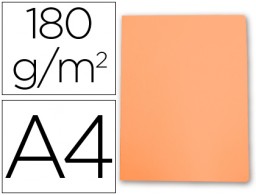 Subcarpeta cartulina Gio A4 naranja pastel 180 g/m²
